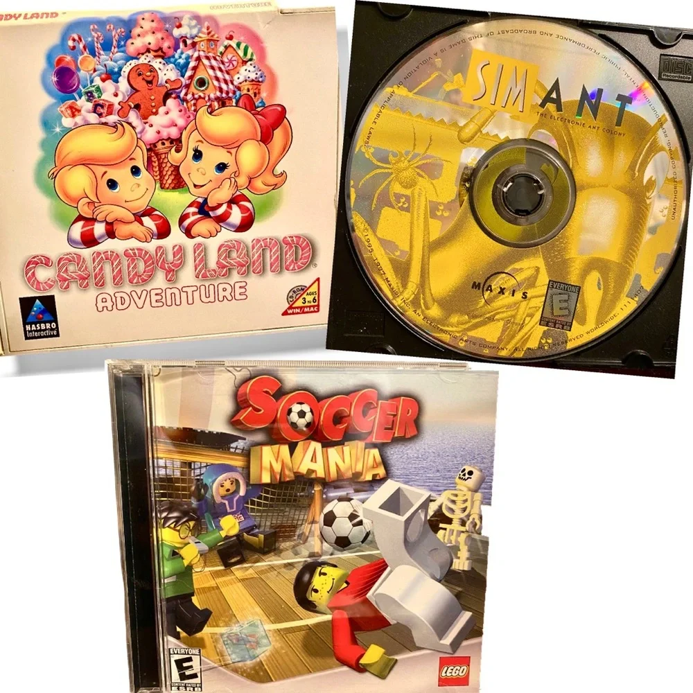Bundle of PC Games: Candyland Adventure, SIM Ant, LEGO Soccer Mania